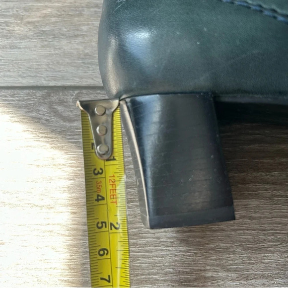 Naturalizer Sharon  Green Soft Smooth Leather Slip On Loafer Heels - Picture 16 of 16